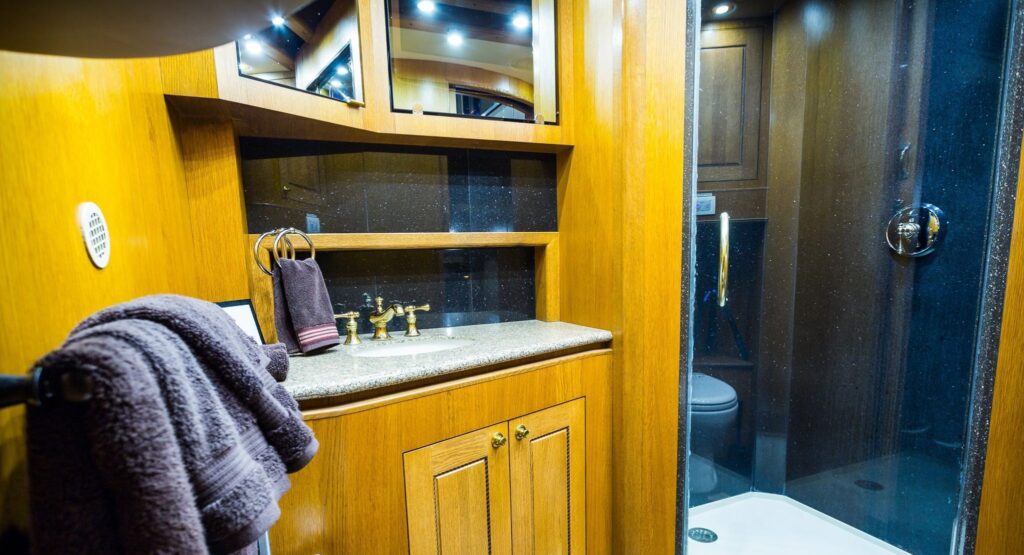 Will Smith's motorhome, bathroom