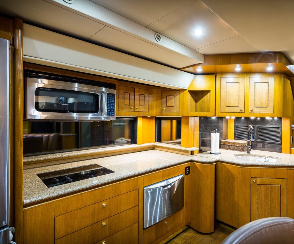 Will Smith's motorhome, kitchen