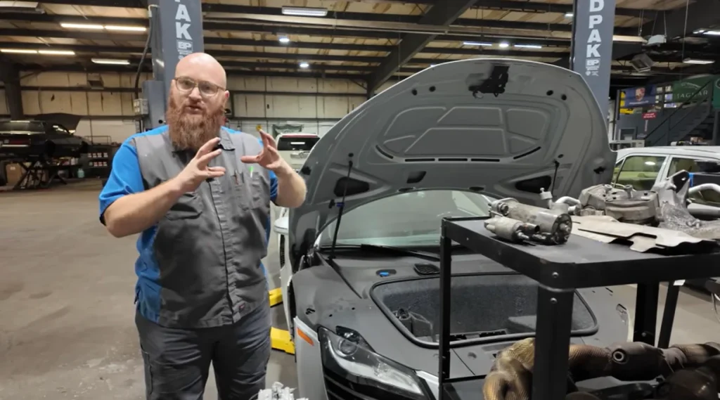 This Kansas mechanic has been trying to fix his 2008 Audi R8 -and he has been left blown away by the costs