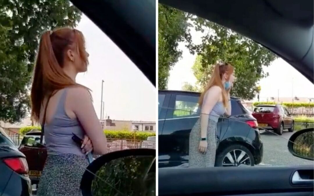 Footage shows fight breaking out as woman tries to save a parking spot – but who is in the wrong? 