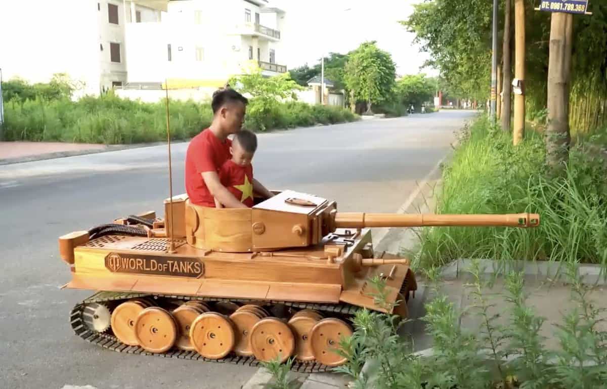 Wooden tank