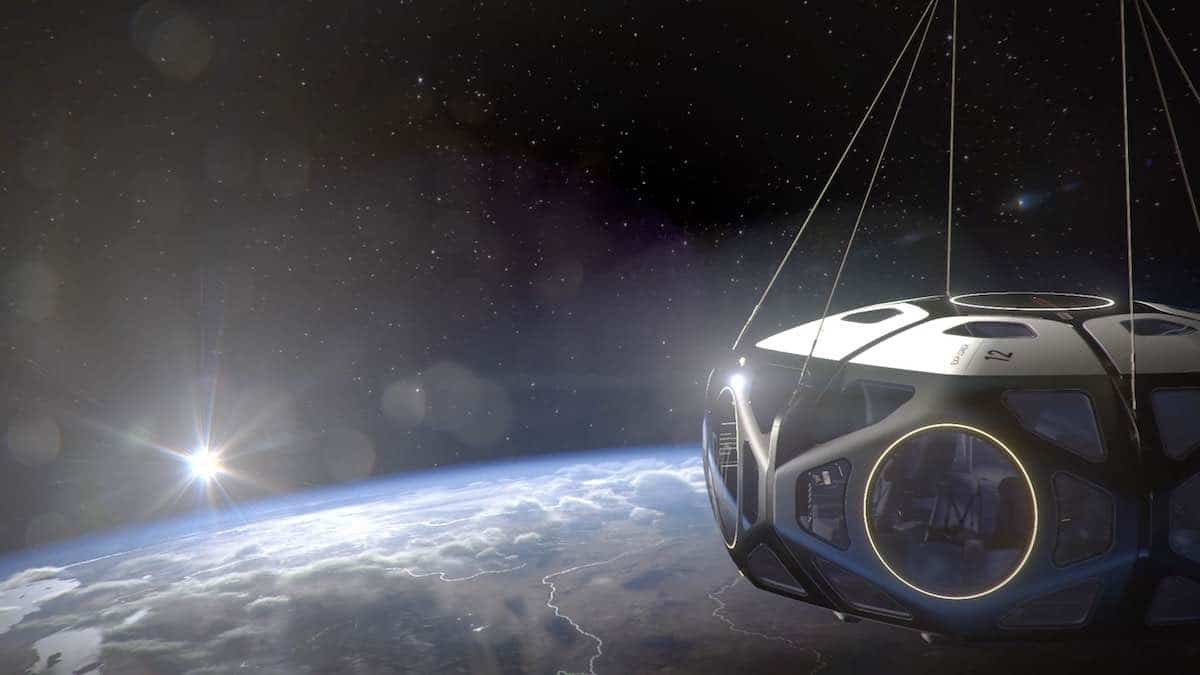 The World View space capsule that will carry The Chainsmokers to space