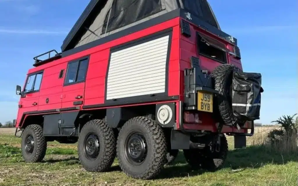 The world's biggest and toughest RV is Big Red, but after the retired firetruck was converted last year, it has been put up for sale