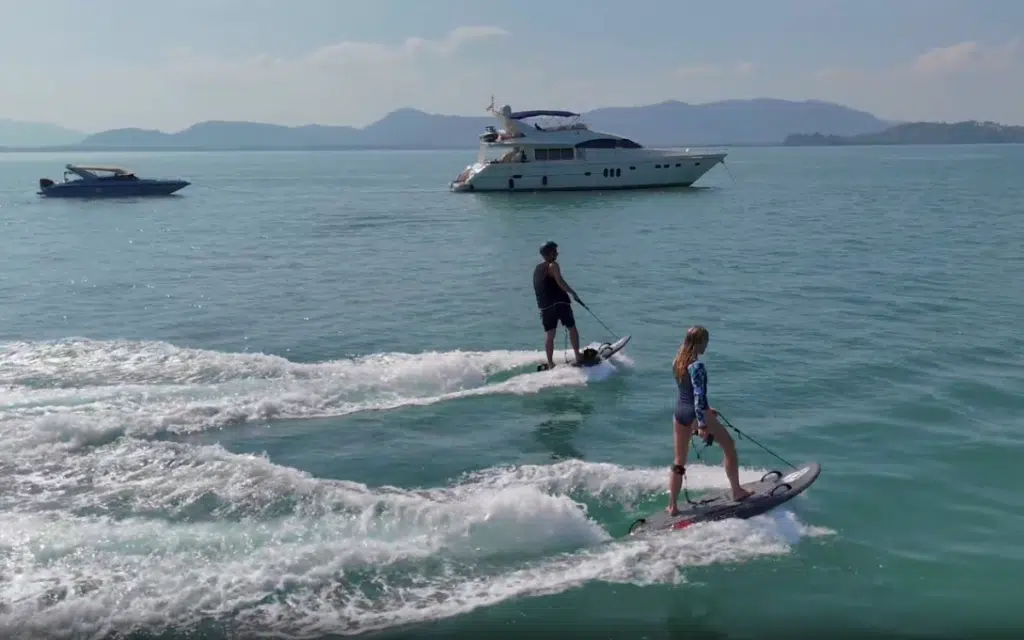 Worlds fastest electric surfboard is controlled by remote