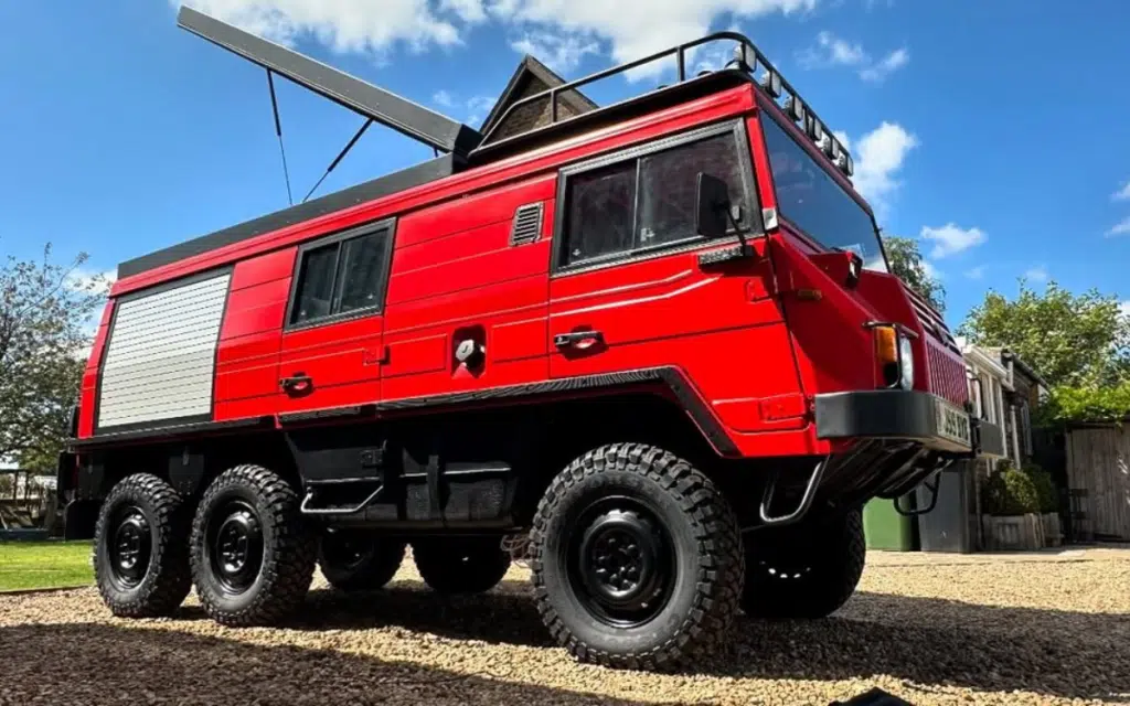 The 'world's biggest and toughest RV' is Big Red, but after the retired firetruck was converted last year, it has been put up for sale