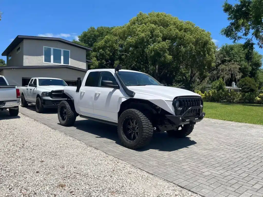 Florida man took a Ram 1500 and mashed it up with a Wrangler to create a Jeep pickup