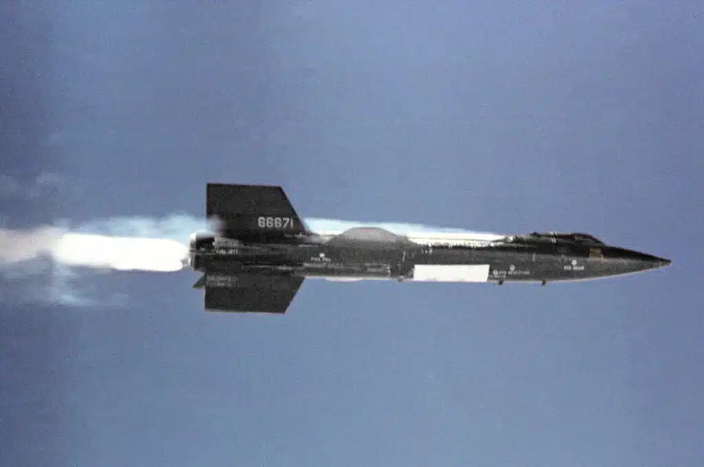 The hypersonic North American X-15