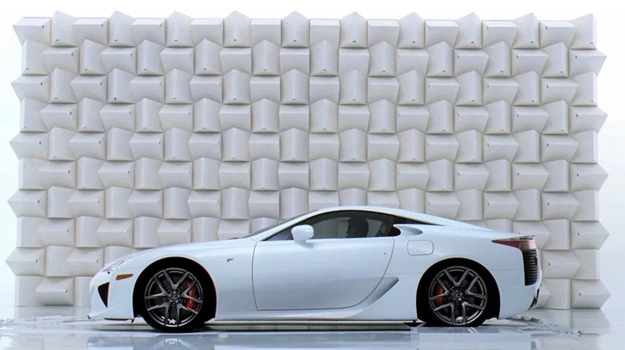 Lexus LFA's exhaust note is so precisely calibrated it can shatter a champagne glass and there's an entire experiment to prove it