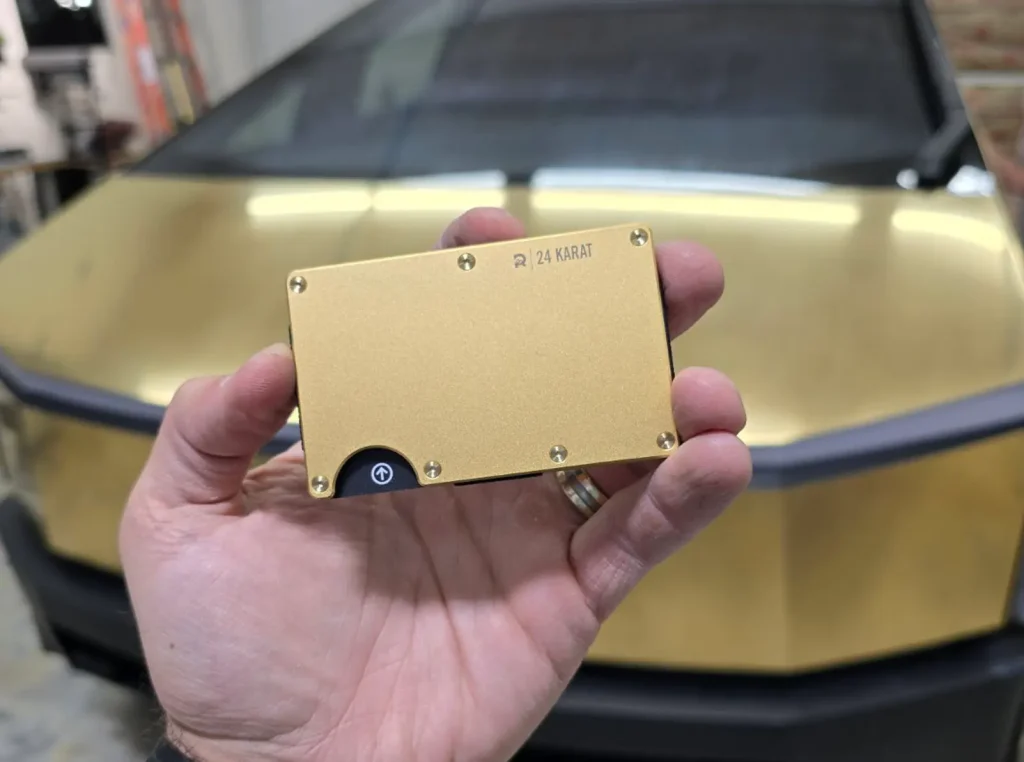 Years ago, a Utah YouTuber JerryRigEverything customized his Tesla Cybertruck with real 24-karat gold as part of an interesting experiment