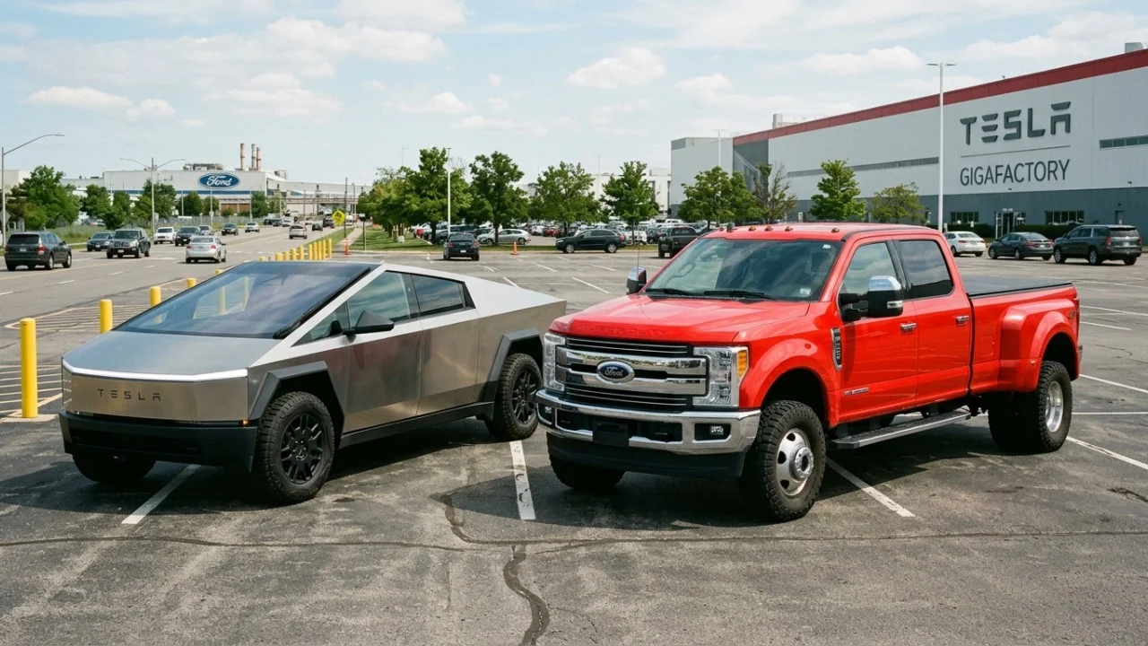 The gap between the monthly cost of charging a Tesla Cybertruck vs filling a Ford Super Duty in the US will blow you away