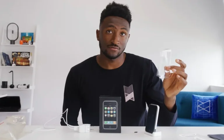 Tech YouTuber Marques Brownlee spent $40,000 to buy a brand-new original iPhone 2G from 2007