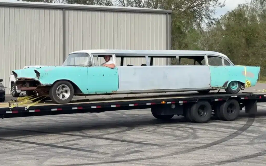 YouTuber-buys-rare-1957-Chevy-limousine-on-Facebook-Marketplace-believes-this-is-the-car-to-make-him-rich