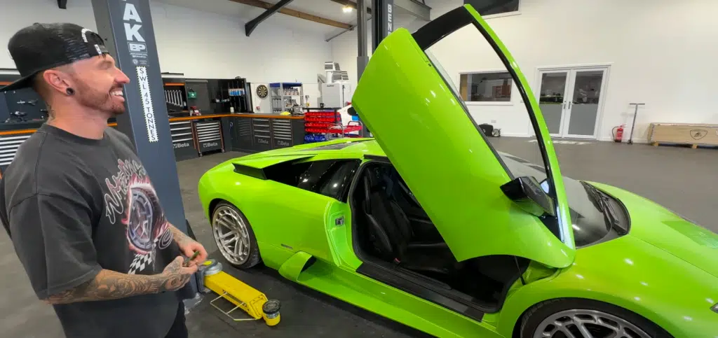 YouTuber who bought and rebuilt dream Lamborghini hit with shock when taking car for a drive
