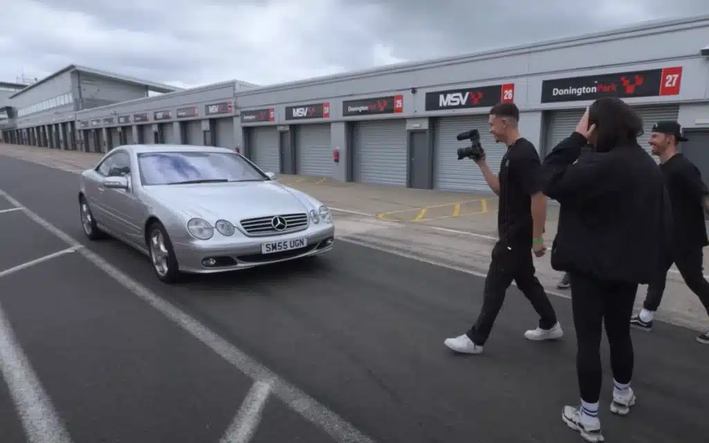 A Mercedes C-Class 1500, belonging to YouTuber Nico Leonard