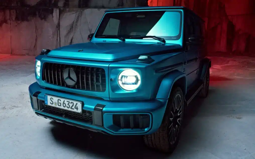 A Mercedes-AMG G63, belonging to The Weeknd, aka Abel Tesfaye