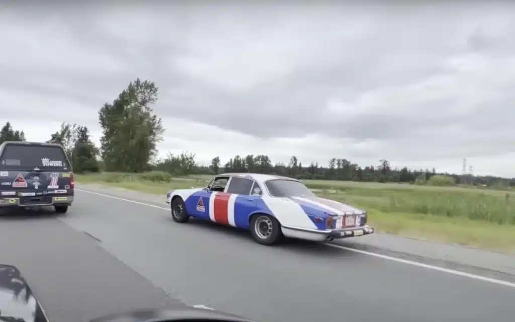 California man drives 50-year-old Jaguar and Porsche Cayenne Turbo all the way to the Arctic Ocean