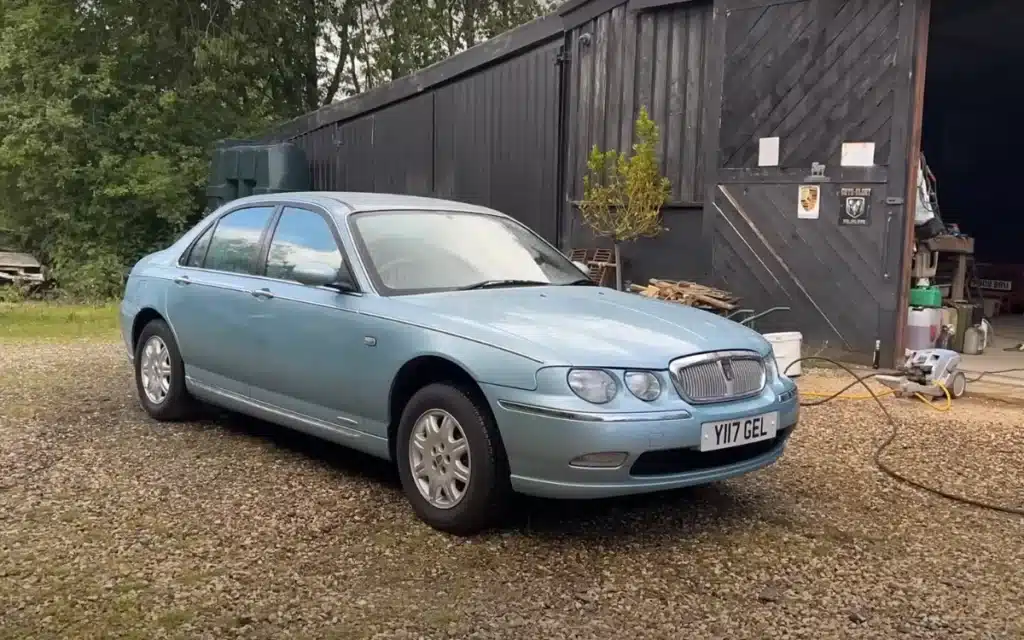 A 2001 Rover 75 V6 being fixed up before flipping for a profit