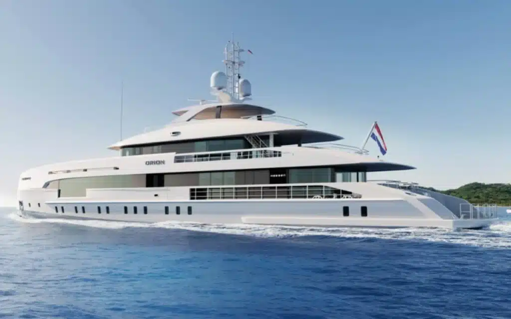 The new $45 million Heesen hybrid superyacht, Project Orion, is so quiet it is like a floating dream