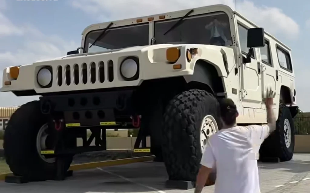 This giant Hummer is so over-the-top that swapping a tire might set you back more than buying a Toyota Corolla.