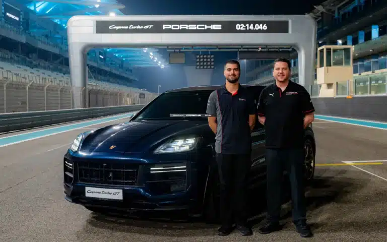 The Porsche Cayenne Turbo GT is officially the fastest production SUV around Abu Dhabi F1 circuit