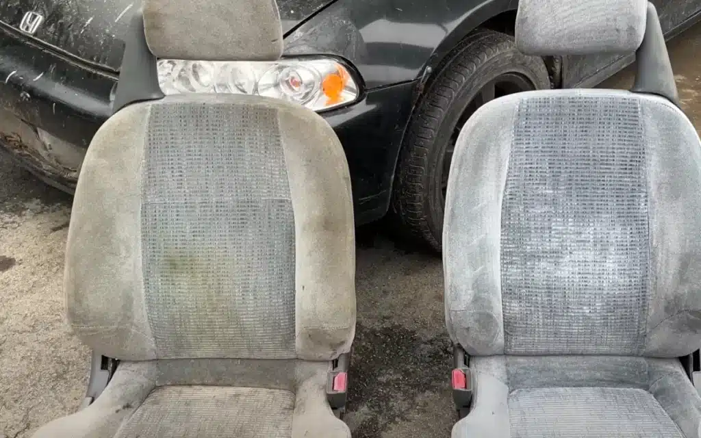 Man restores an abandoned Honda Civic