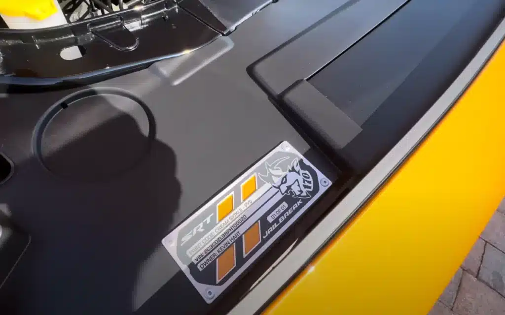 A 2023 Dodge Challenger SRT Demon 170 Jailbreak that used to belong to Kevin Hart