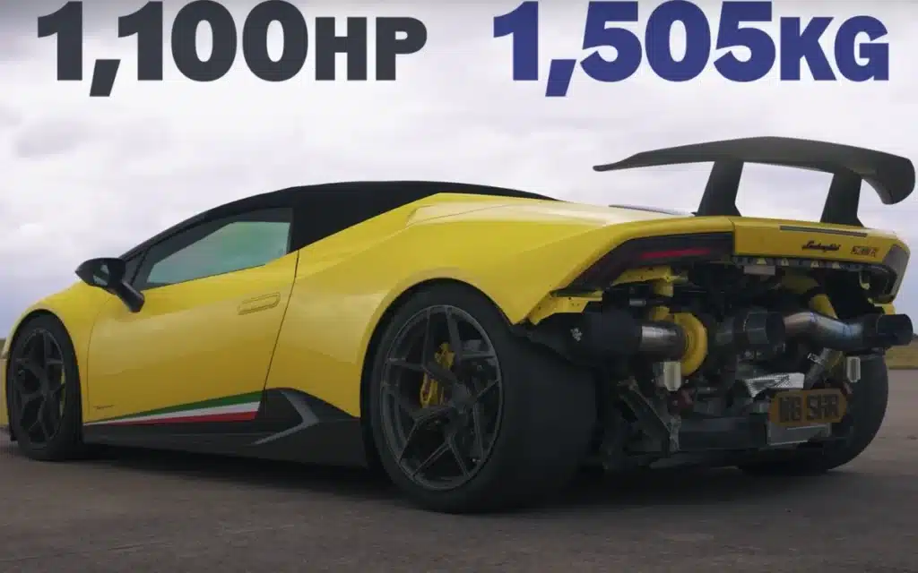 MotoGP bike takes on Lamborghini Huracán in epic drag race