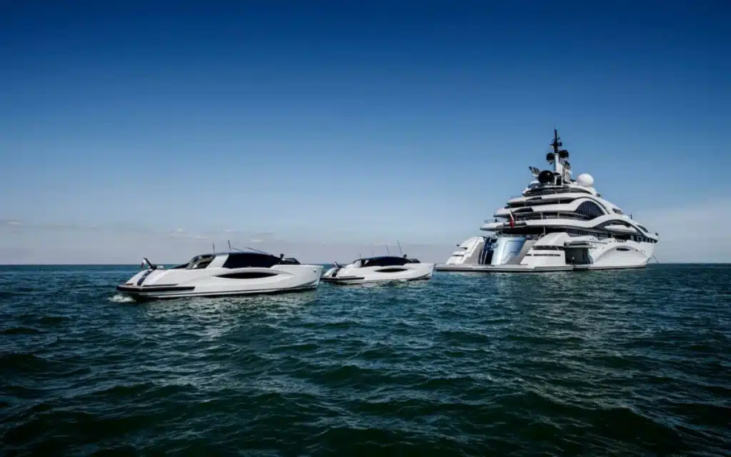 The Al Lusail is one of the most spectacular superyachts in the world. It was built by Lürssen, and belongs to Qatar's emir.