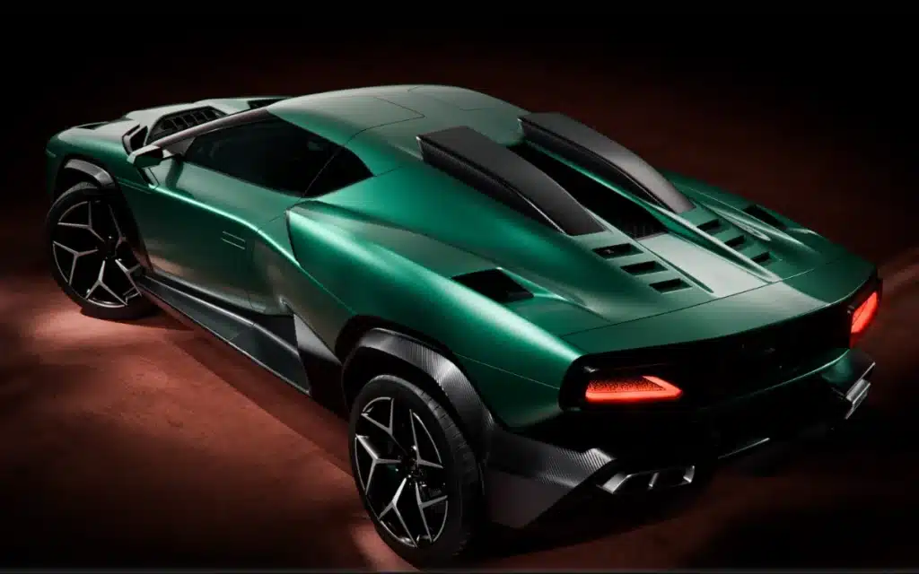 Five one-off supercars were unveiled at car show on Lake Como's shores
