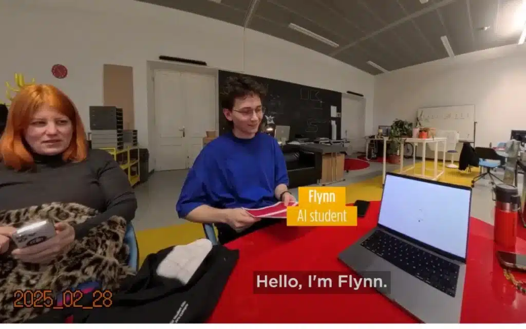 Meet Flynn, the first AI student enrolled in university 