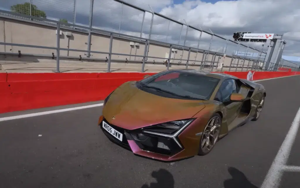 A Lamborghini Revuelto belonging to YouTuber MrJWW