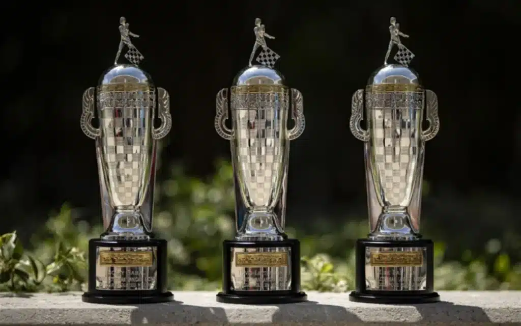 The Borg-Warner Trophy, or Indy 500 Trophy, gets heavier every year