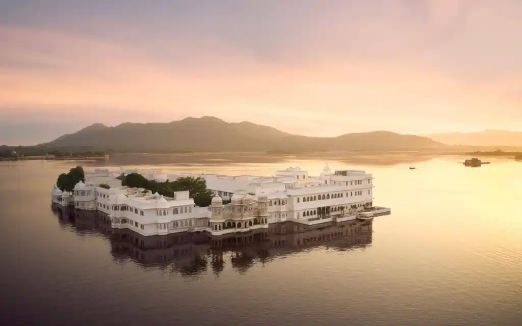The Taj Lake Palace in Udaipur