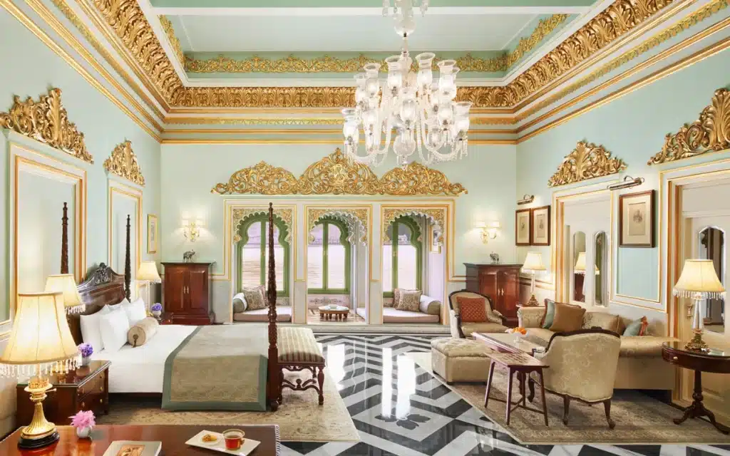 The Taj Lake Palace in Udaipur