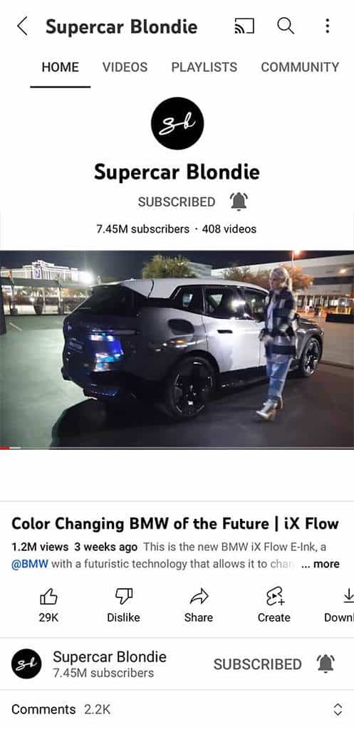 – Supercar Blondie Youtube