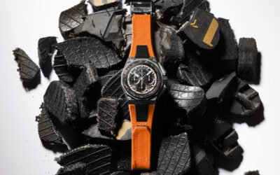 This Zenith chronograph is made from recycled race cars