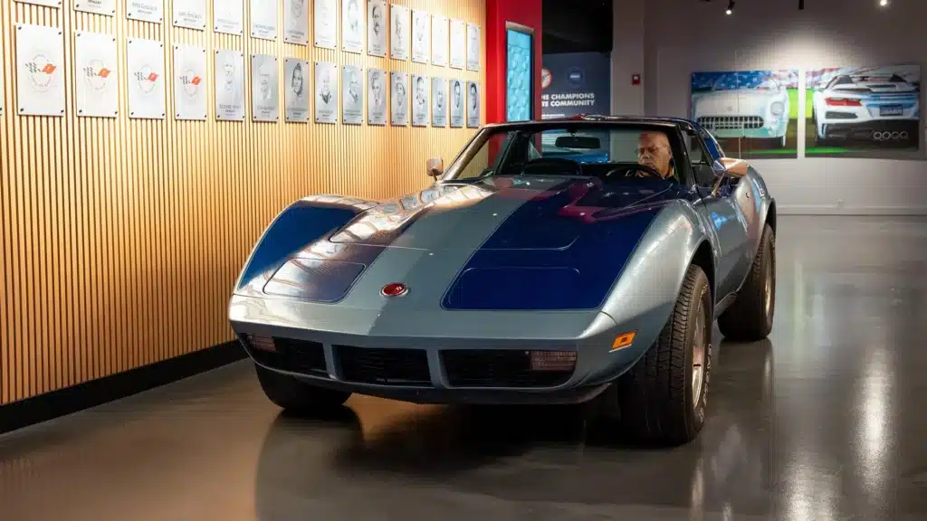 National Corvette Museum preserved Chevrolet Corvette sports car that was Zora's personal Corvette