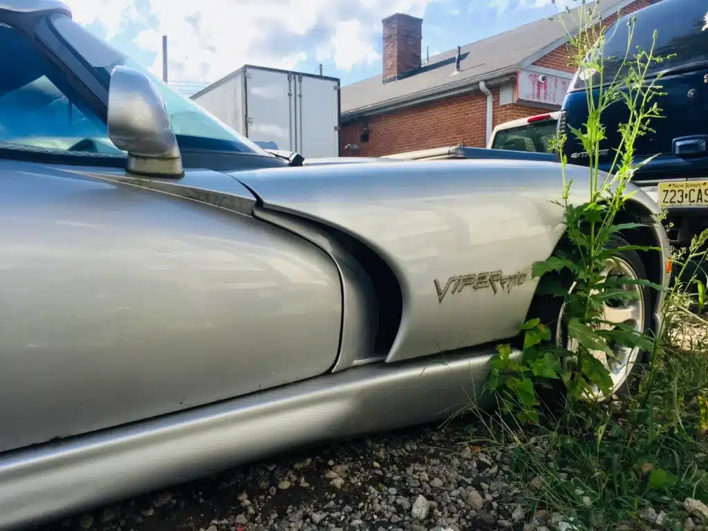 abandoned Dodge Viper New Jersey