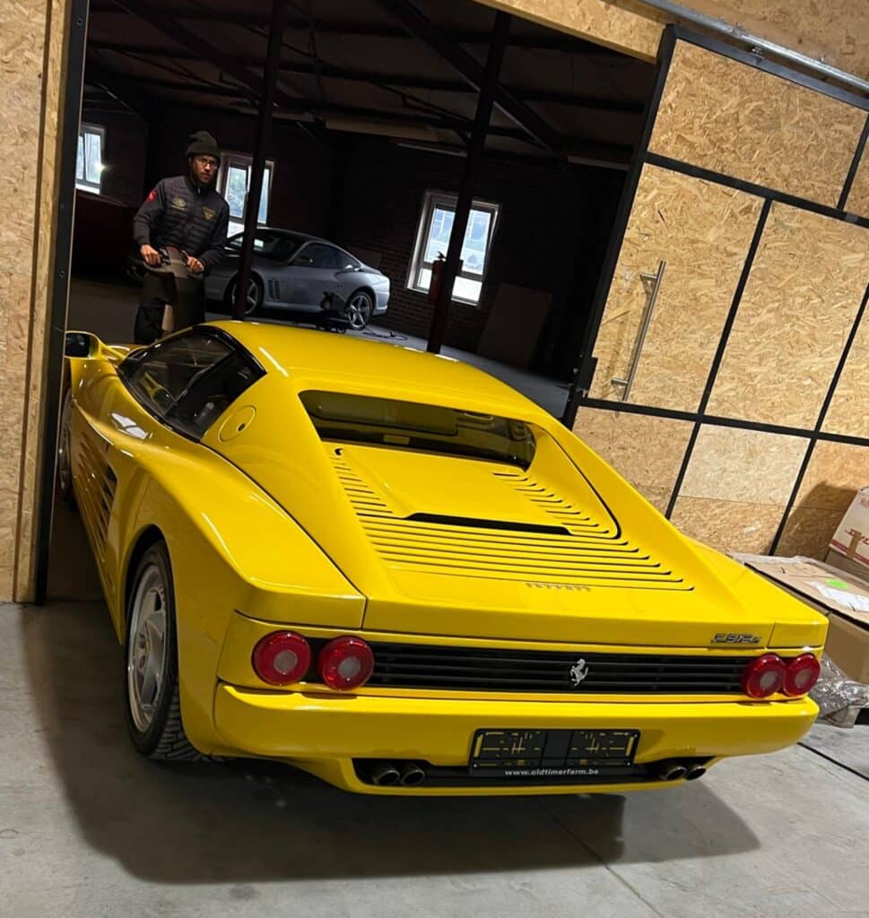 abandoned Ferrari