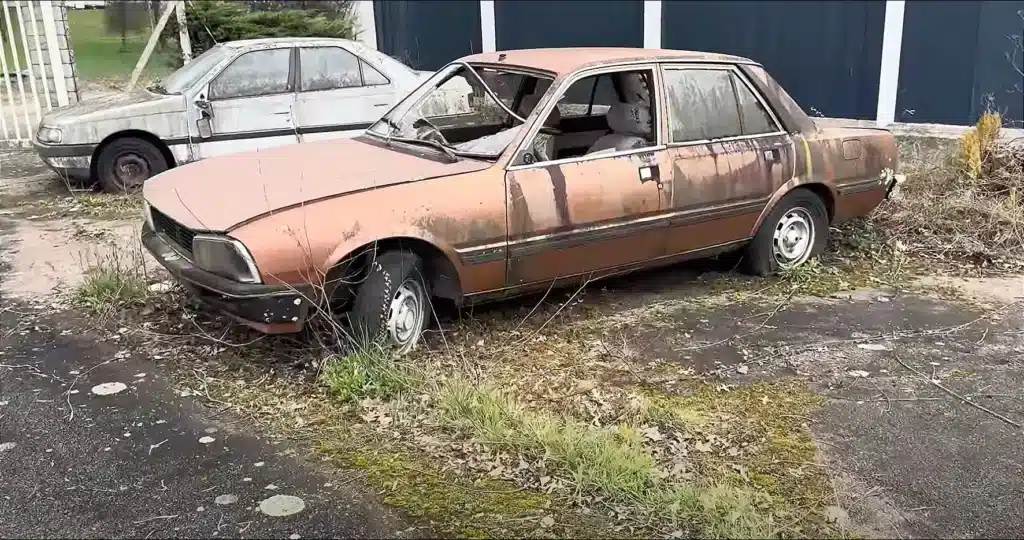 abandoned cars