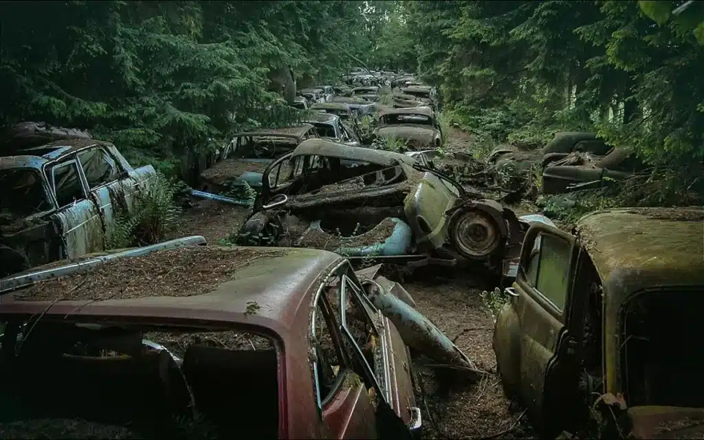 abandoned cars 