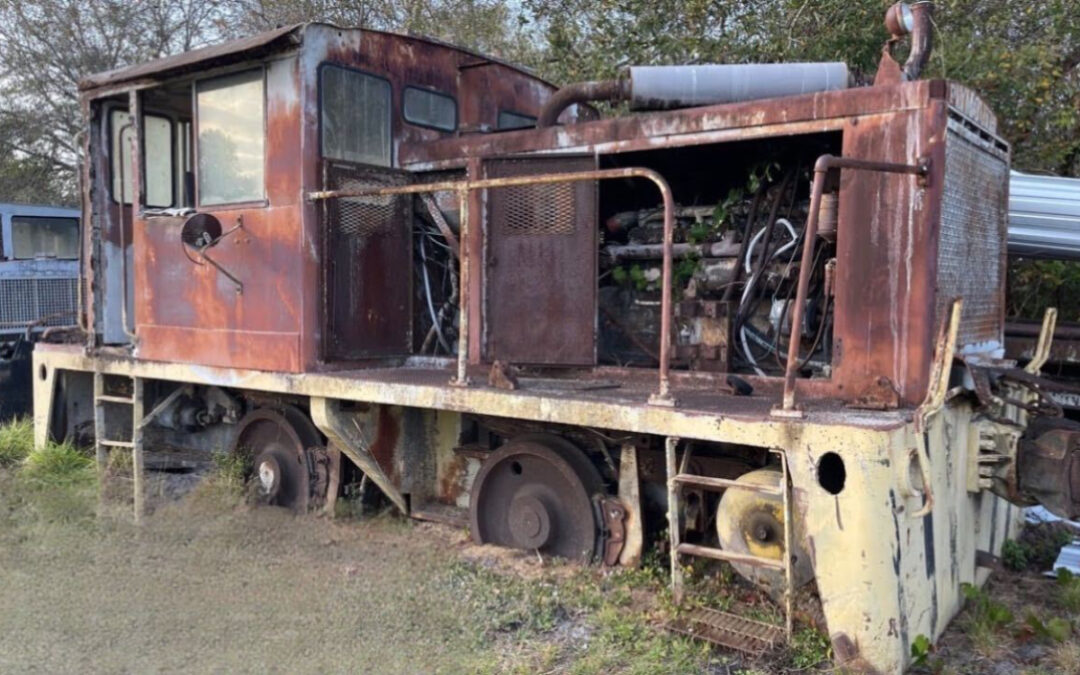 Watch these guys try to start abandoned diesel train locomotive