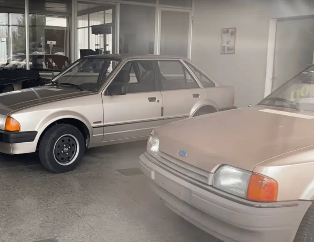 Time capsule abandoned Ford dealership still has new '80s cars inside