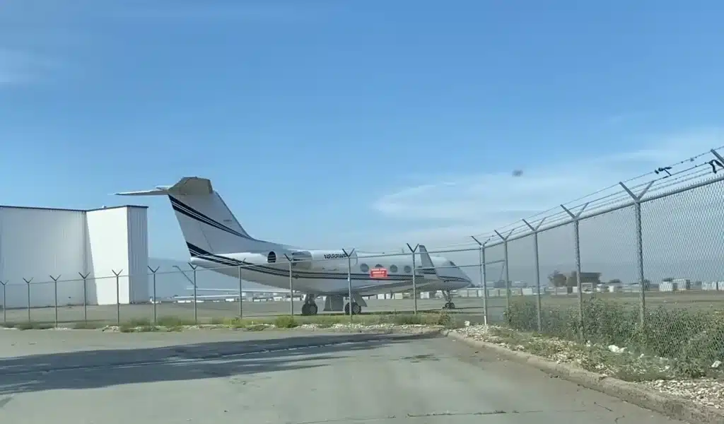 abandoned Gulfstream III private jet G-III