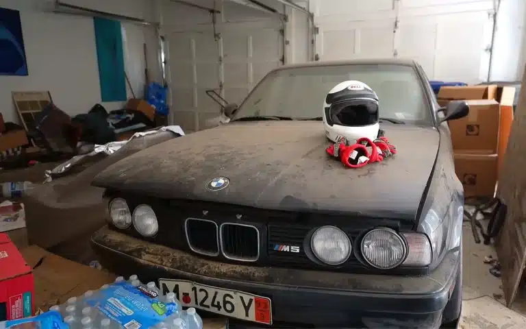 bmw e34 m5 abandoned mansion