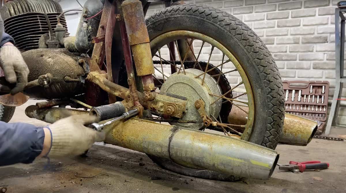 Full Progress Restoration Old Abandoned Motorcycle Simson S51