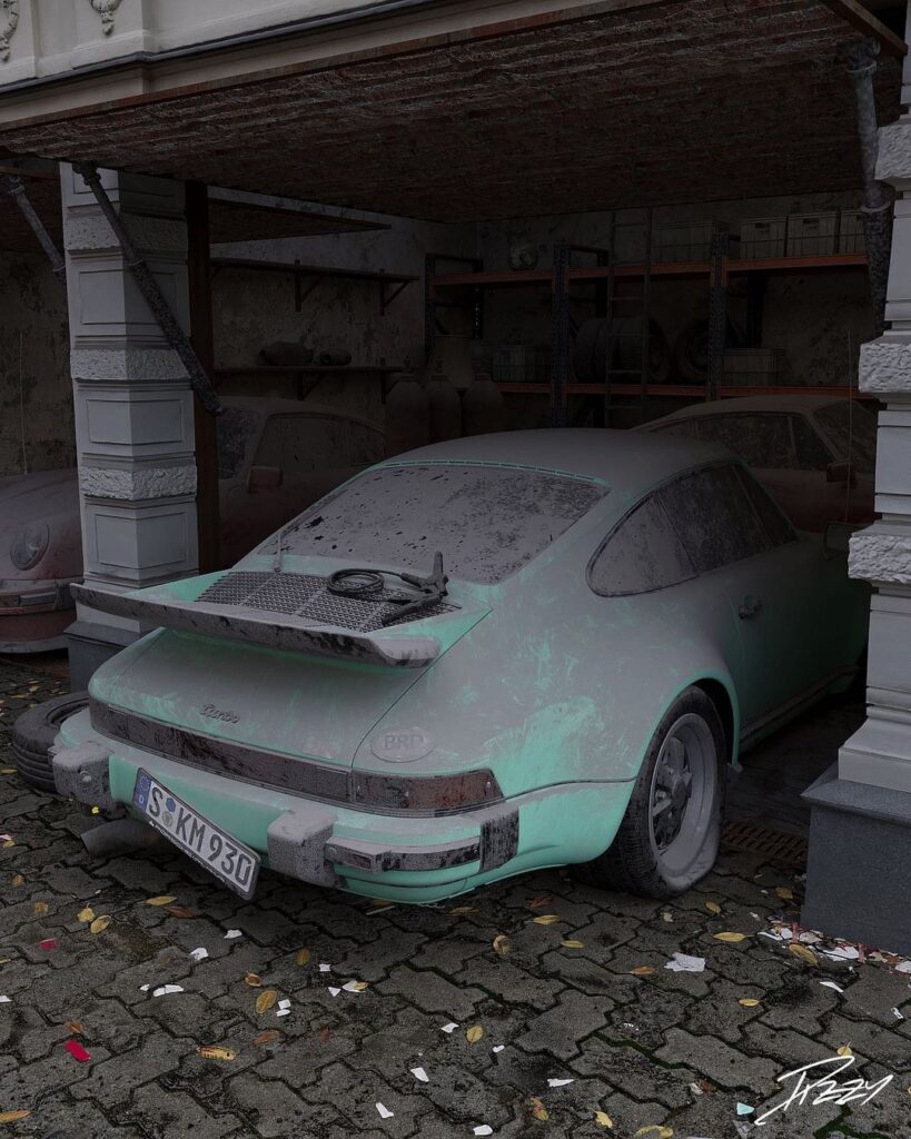 Abandoned Porsche 911