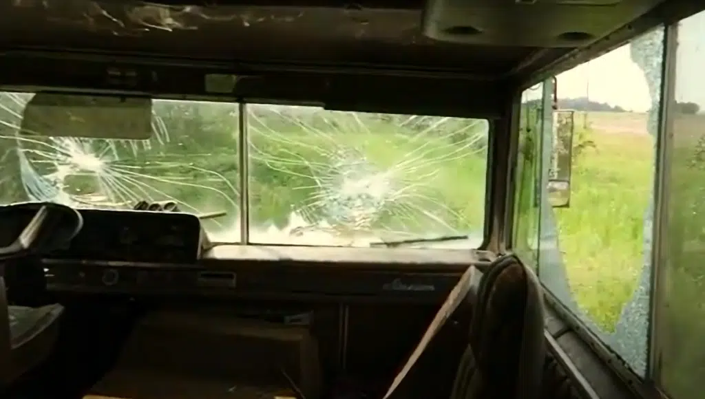 Explorer finds abandoned RV on creepy derelict US road and goes inside to discover its secrets