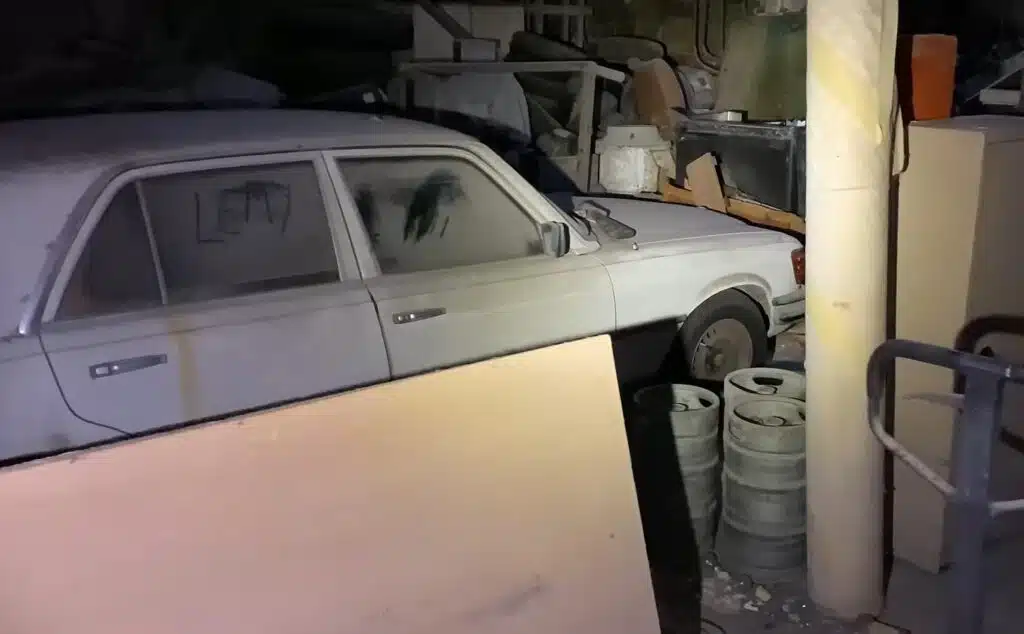 While searching an abandoned property this man found a rare Rolls-Royce Silver Wraith