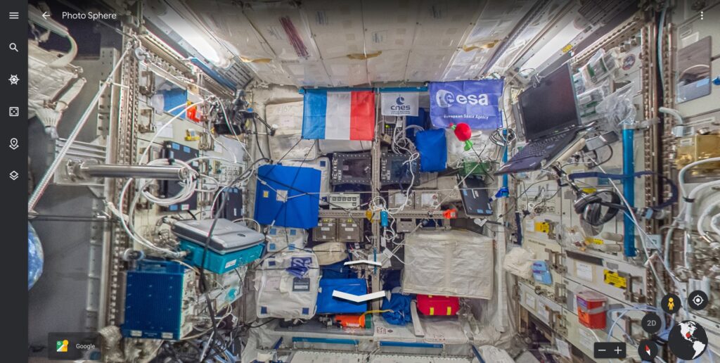 aboard the International Space Station